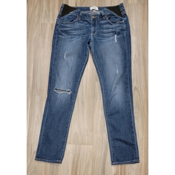 PAIGE Jimmy Jimmy Skinny Maternity Jeans size 27 - Picture 2 of 9